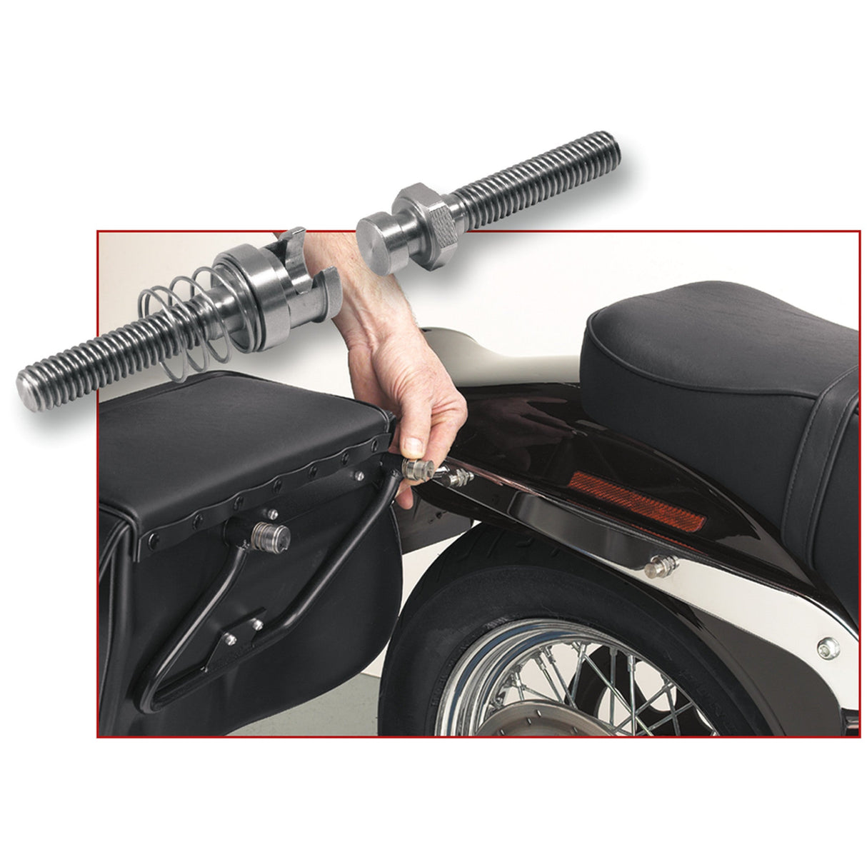 CYCLE VISIONS 7807-0036 CV-136 BareBack® Saddlebag Mounting System BareBacks® - FL/FX '03-'17