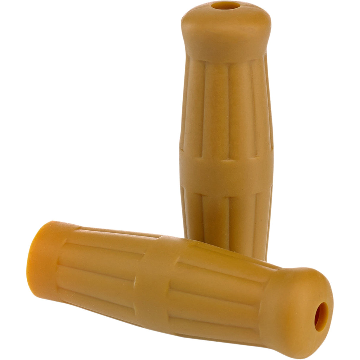 Joker Machine Custom Rubber Radial Grips Natural - 03-61N For Harley Motorcycles 1980-2020