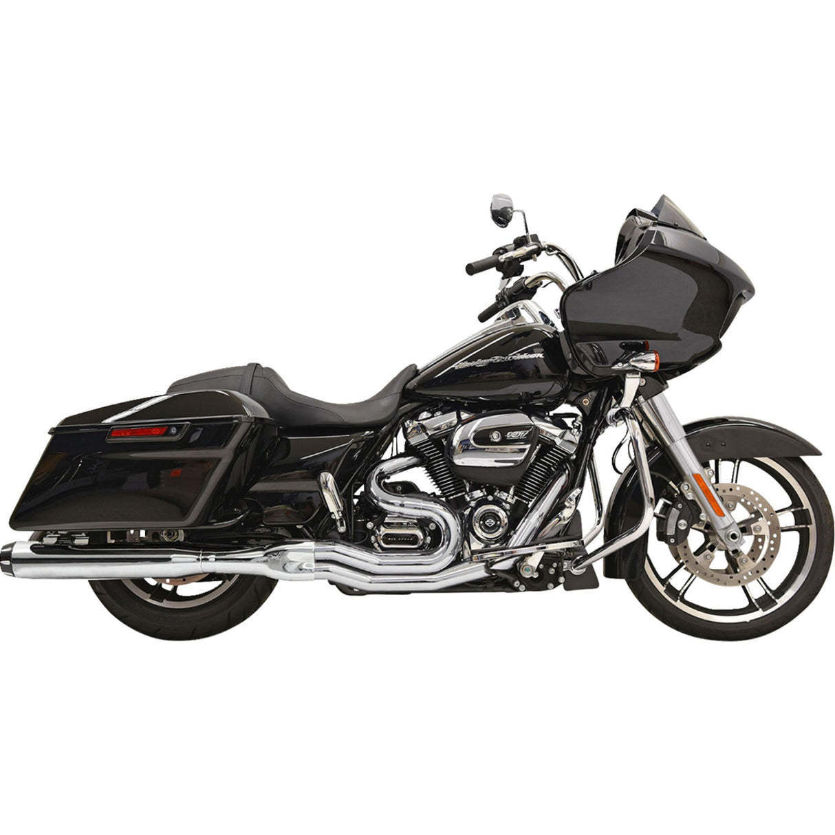 Bassani Xhaust 2-Into-1 Exhaust System - 1F58RE For Harley Touring 2017-2026