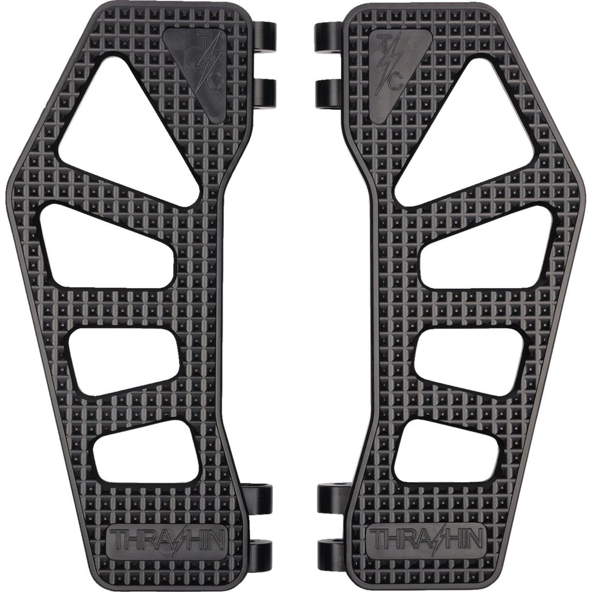 Thrashin Supply CO. Floorboards Black - TSC-2211-1 For Harley Motorcycles 1986-2026