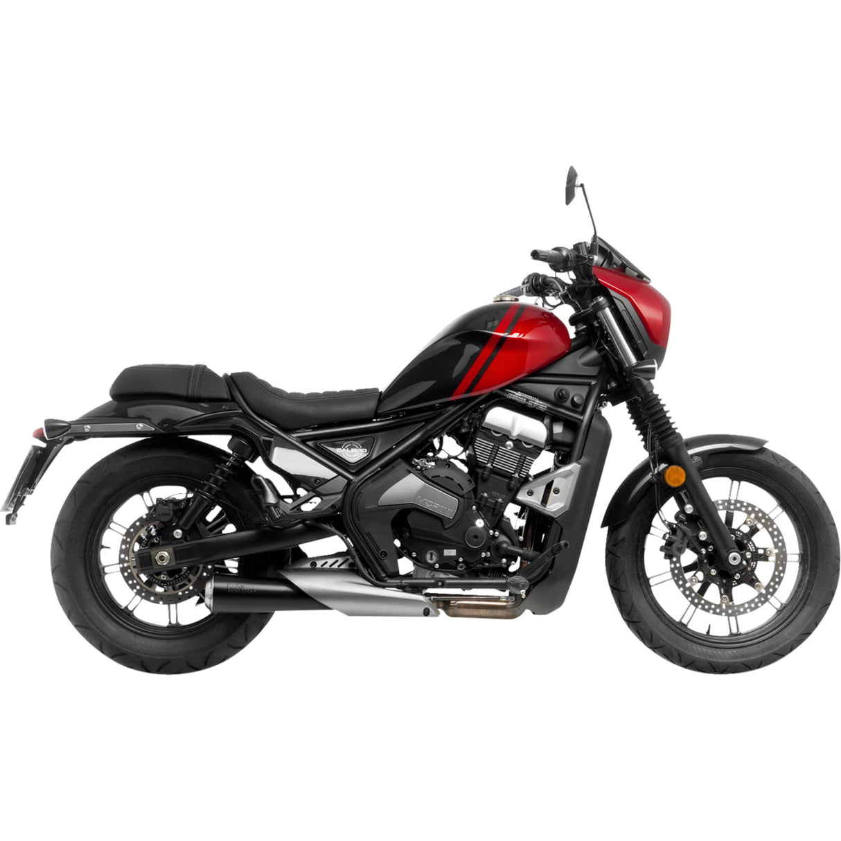 LEOVINCE 1811-5026 15012BU Classic Racer Slip-On Muffler black - claibro 700