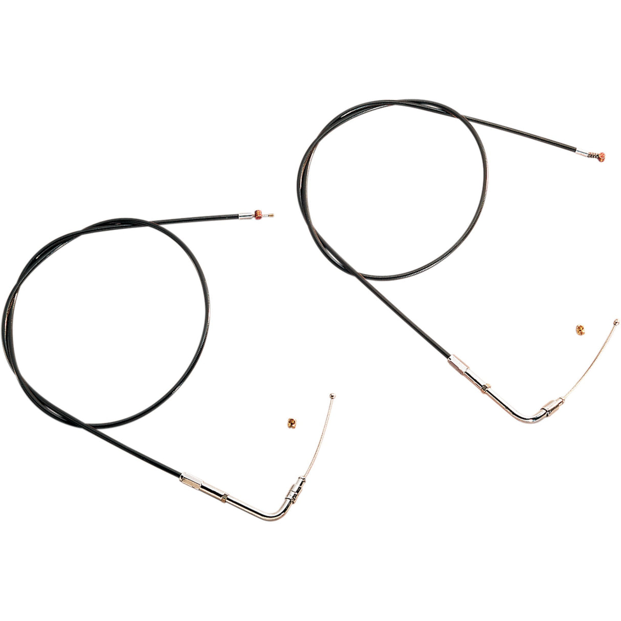 S&S Cycle Black Vinyl Throttle Idle Cable 42" Black - 19-0440 For Harley Motorcycles 1996-2006