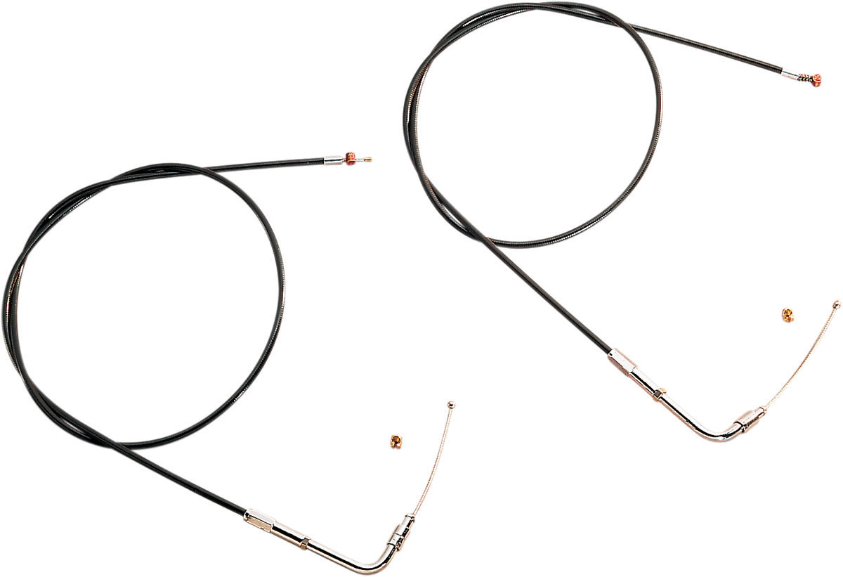 Black Vinyl Throttle Cable - 42" - Black - DS-223261