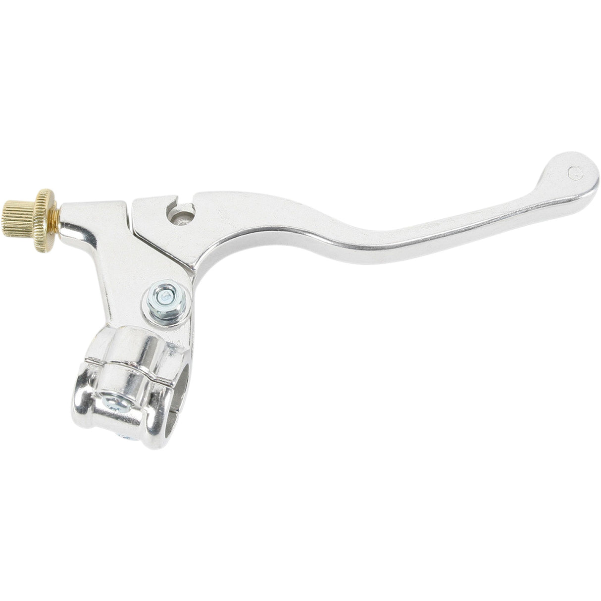 PARTS UNLIMITED 43-4102L Shorty Style Power Lever Assembly Lever Assembly - Left Hand - Shorty - Yamaha - Silver