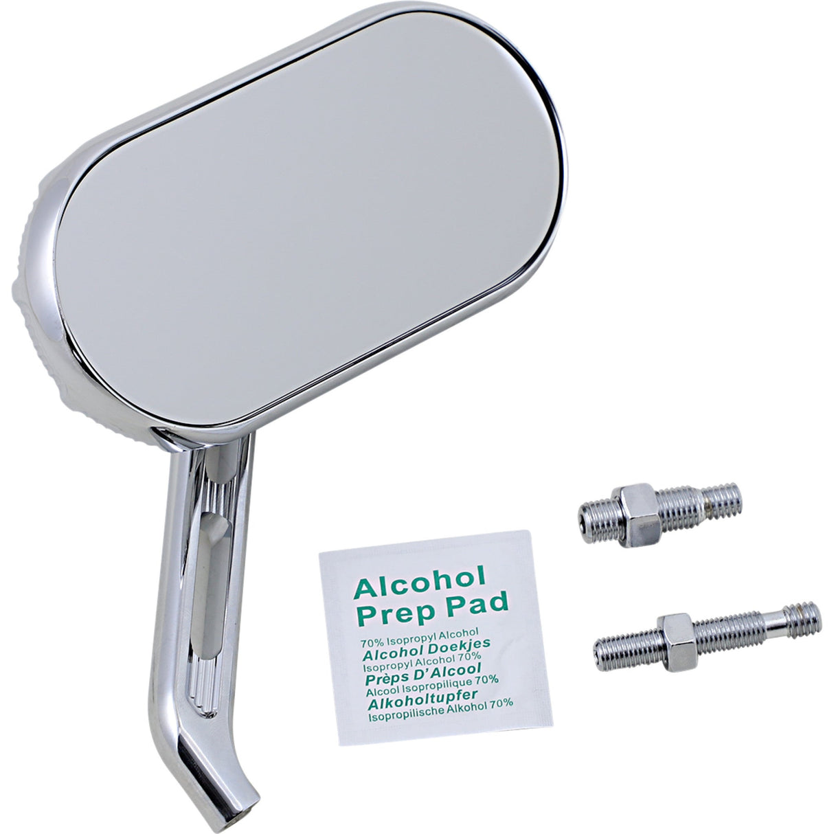 ARLEN NESS 0640-1453 510-003 Sidekick Mirror Mirror - Sidekick - Side View - Oval - Chrome - Right