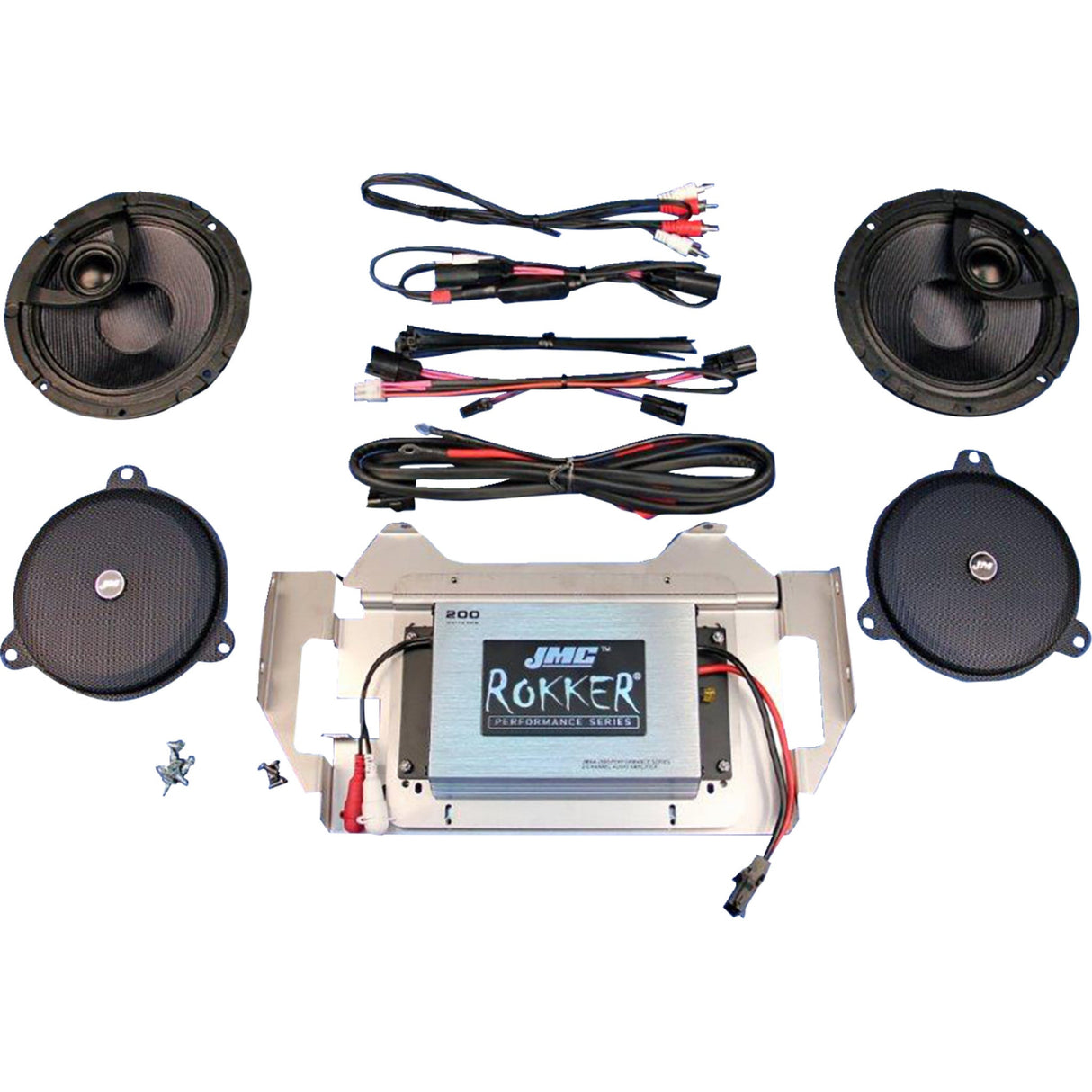 J & M Amplifier And Speaker Kit - RKT6-200HC14 For Harley Touring 2014-2025
