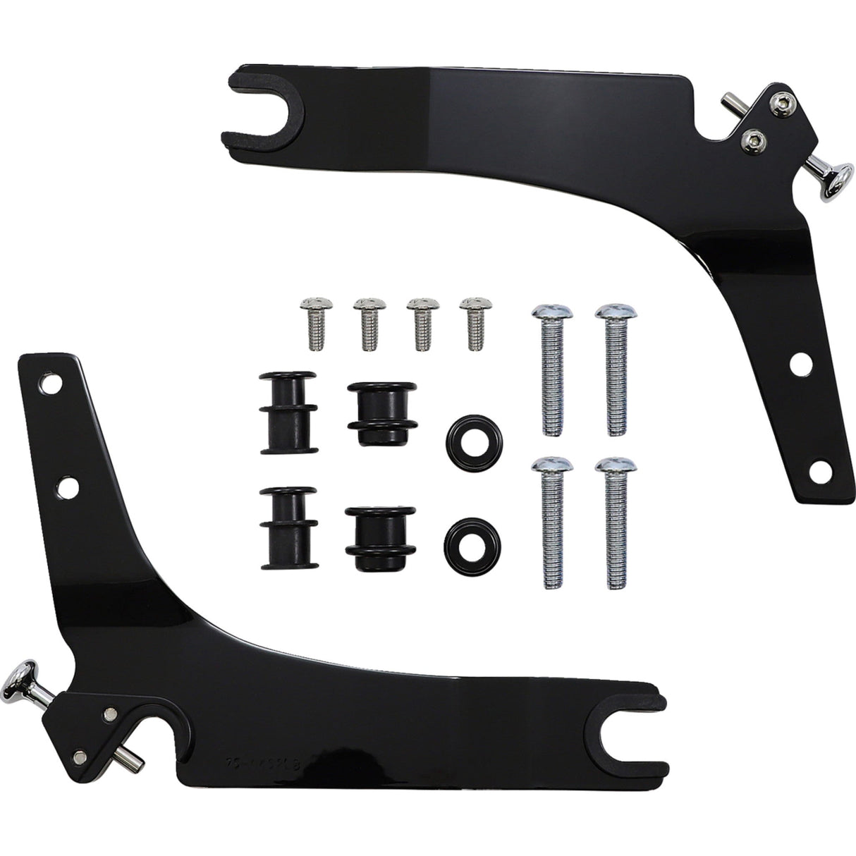 COBRA 1501-0595 602-2026B Detachable Backrest Kit - 11" - Black - Softail