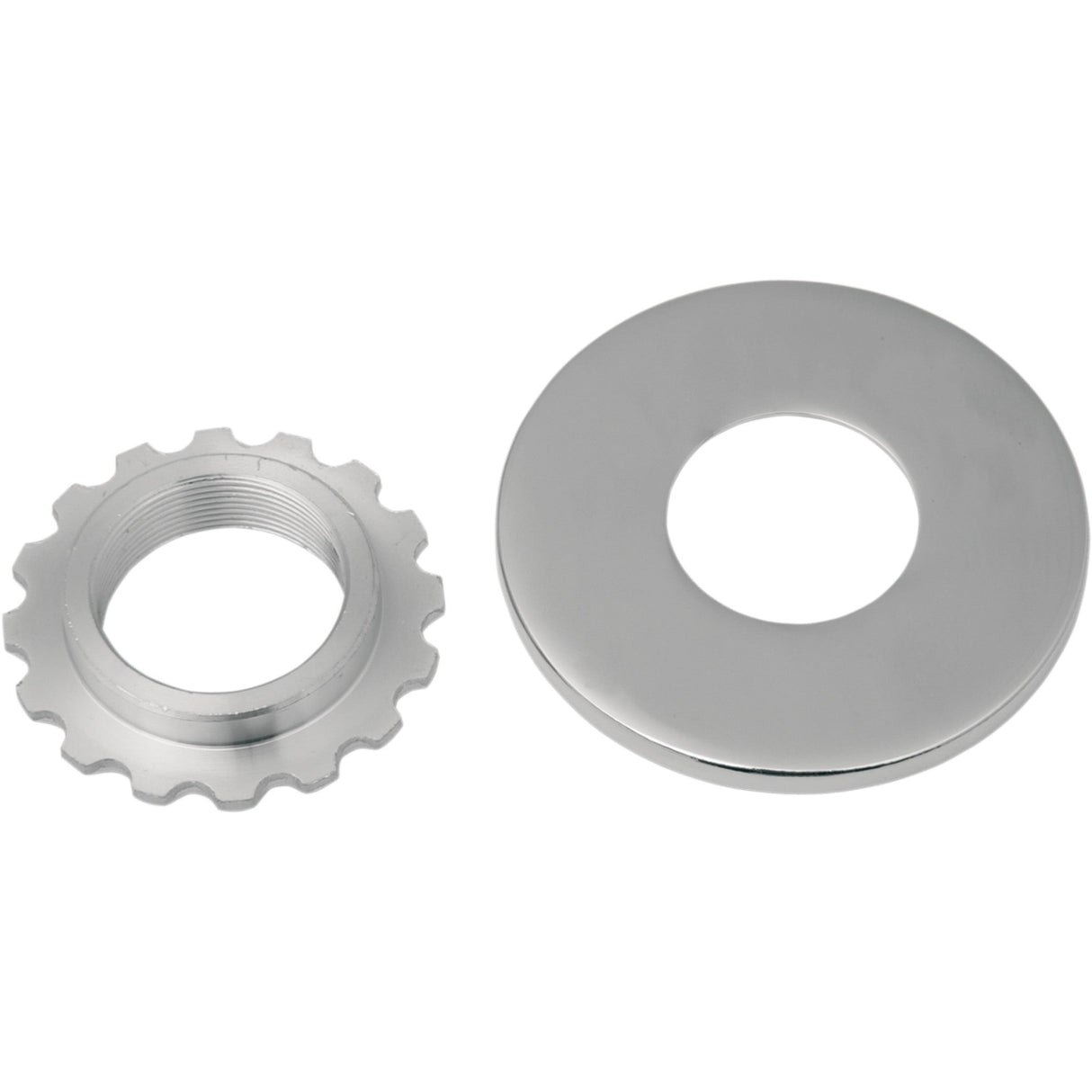 Drag Specialties Steering Stem Bearing Adjusting Nut Chrome For Harley Motorcycles 1949-2006