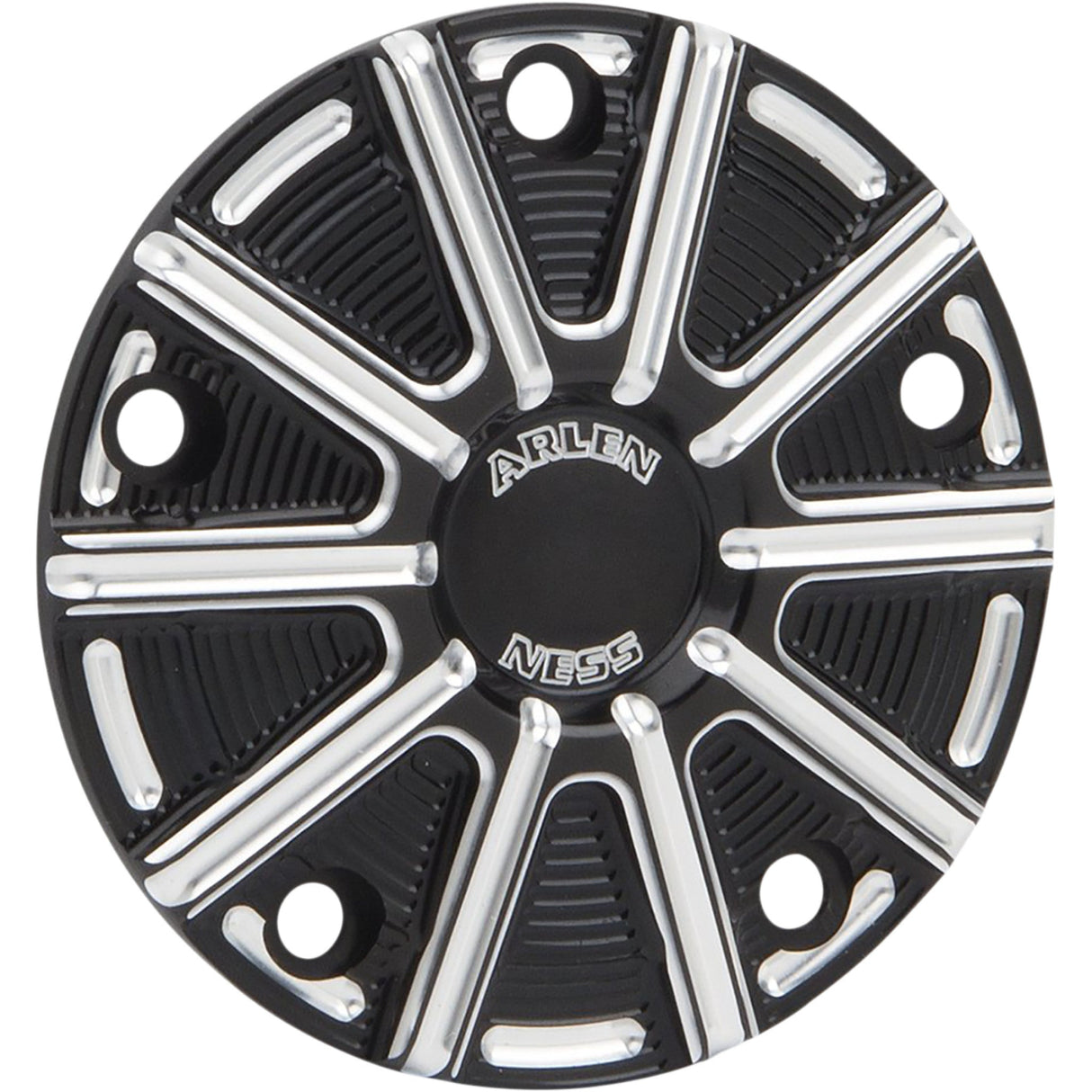 Arlen Ness 10-Gauge Points Cover Black Twin Cam - 700-026 For Harley Motorcycles 1999-2017