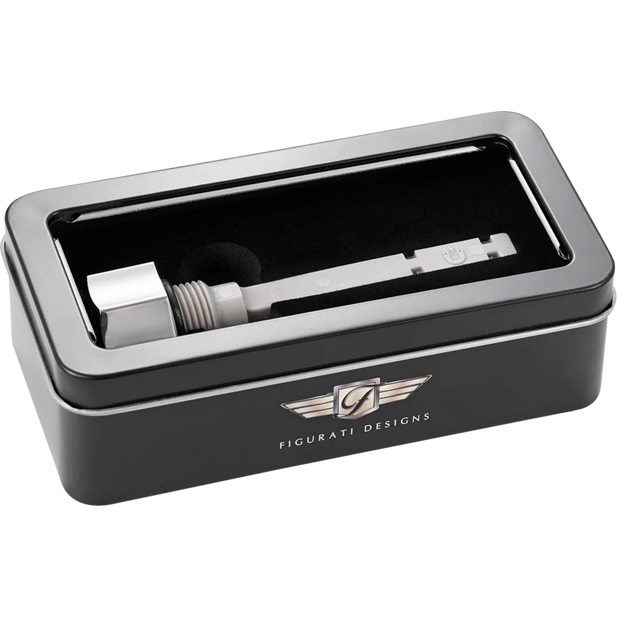 Figurati Designs Magnetic Dipstick Magnetic Curved Silver M8 - FD01-MAGTD-SM-SS For Harley Motorcycles 2017-2026
