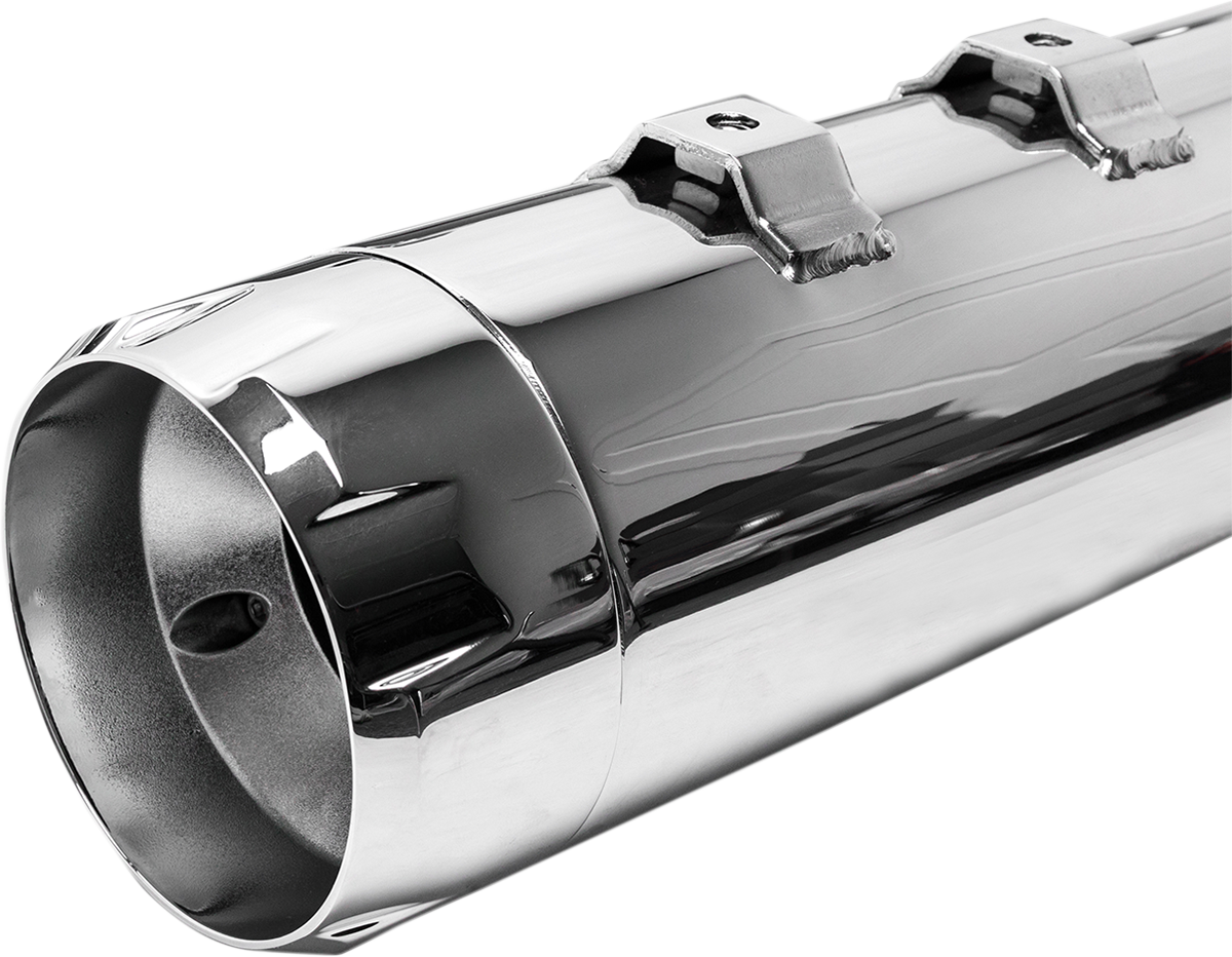 4-1/2" MK45 Performance Mufflers - Chrome with Chrome Thruster - 1801-0846