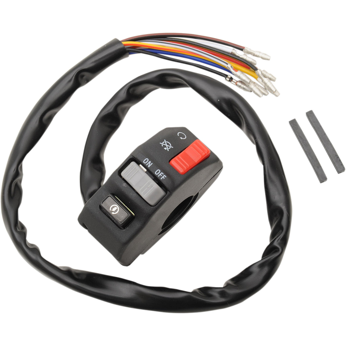 EMGO 2106-0344 46-68735 Universal Right-Side Handlebar Switch Universal Handlebar Switch