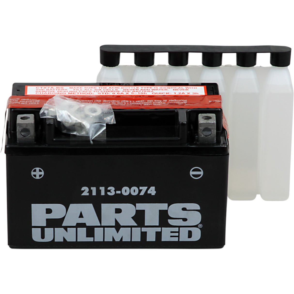 Parts Unlimited AGM Maintenance-Free Battery YTX7A-BS .35 L For Kymco People / Agility / Super 8 2007-2015 | Kasea ATV/UTV Models 2000-2005
