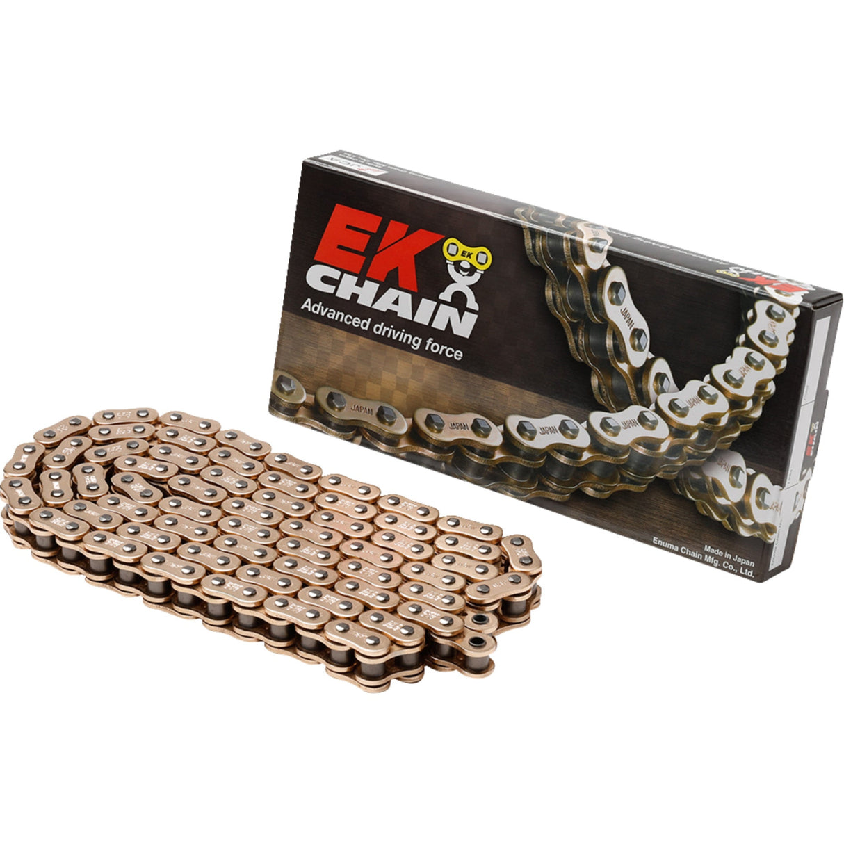EK 1223-0680 525ZVX3-120G 525 ZVX3 Extreme Sportbike Series Chain 525 ZVX3 - Sportbike Chain - 120 Links - Gold
