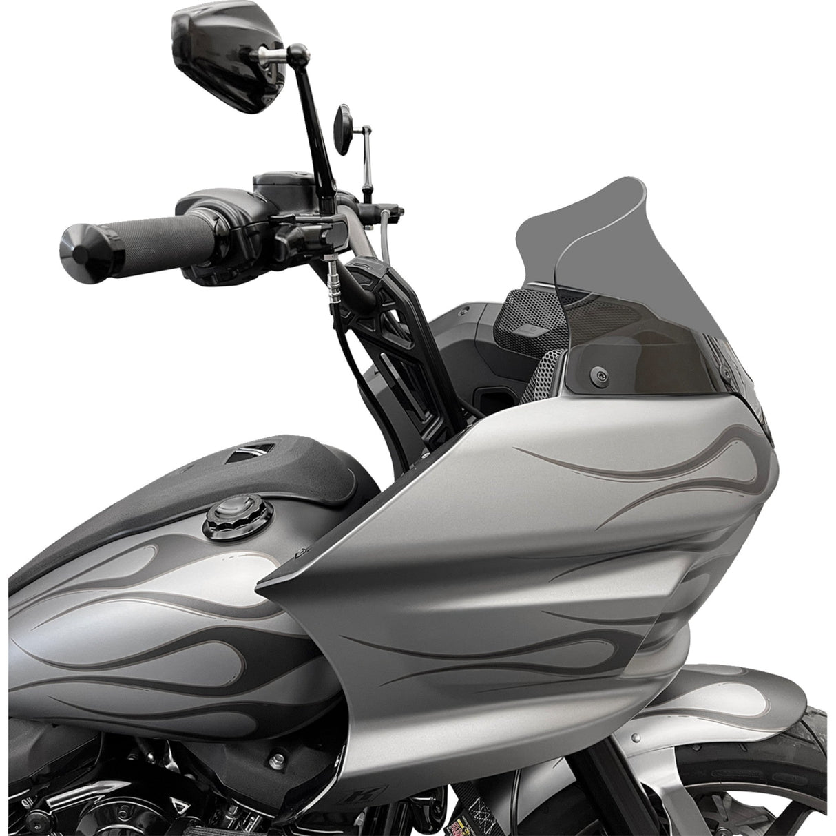 Kodlin USA Fastback Risers 8" Black - K55122 For Harley Softail 2018-2024