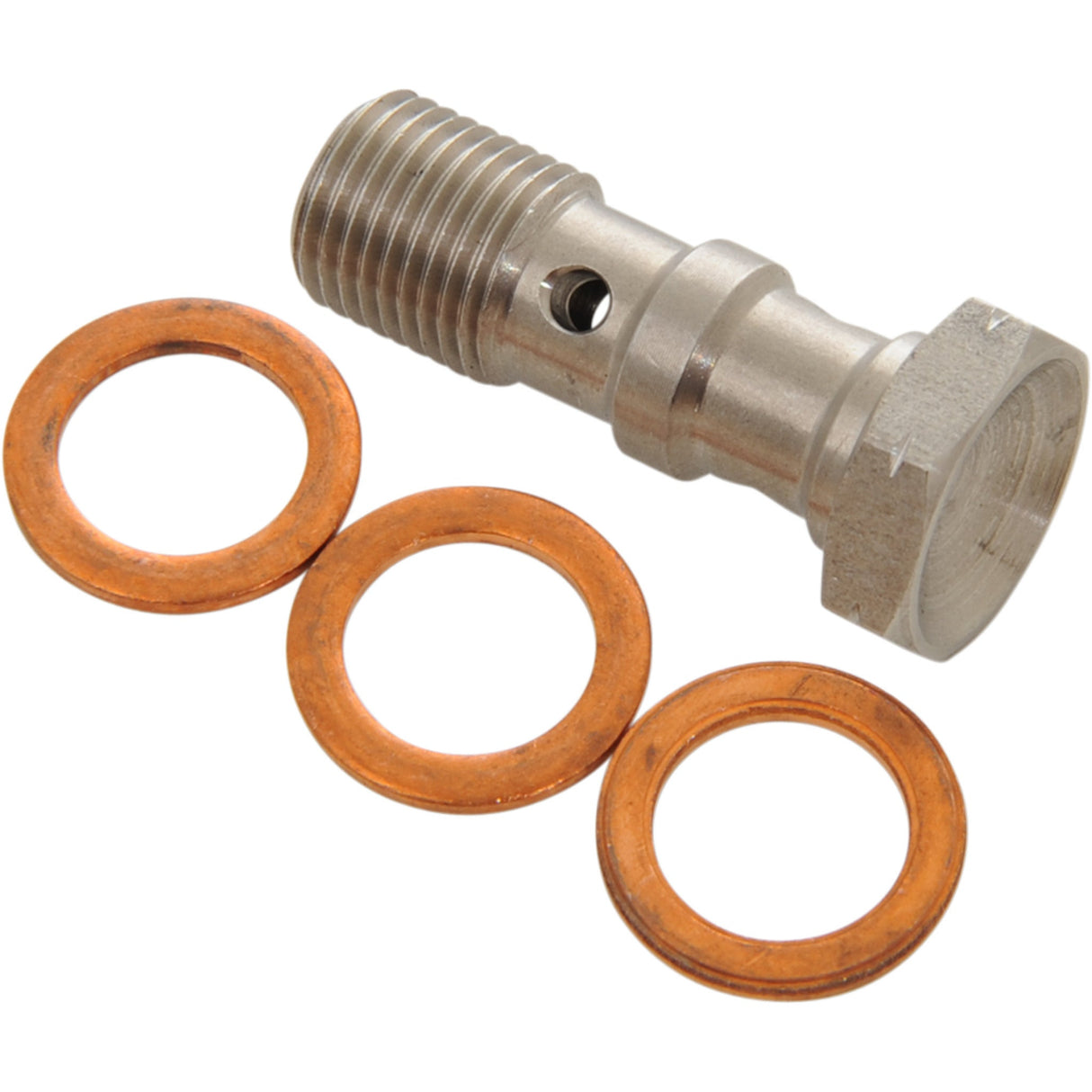 GOODRIDGE 993-03-31SC P993-03-31SC Banjo Bolt 600 Series Banjo Bolt - M10 x 1.0 - Double - Stainless Steel