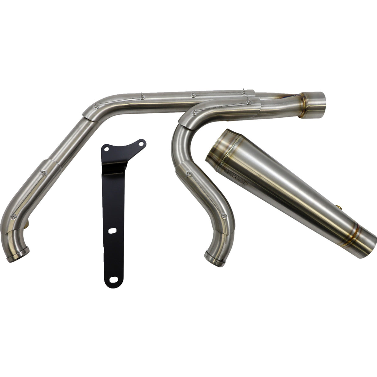 TRASK 1800-2206 TM-5010 2-into-1 Assault Exhaust System - Full Stainless - Straight
