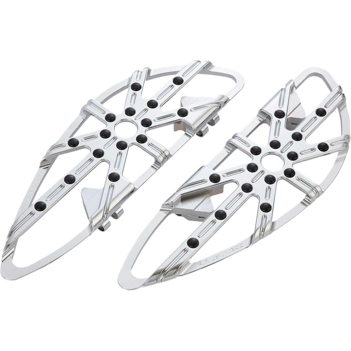 Arlen Ness 10 Gauge Floorboards Driver Chrome - 410-006 For Harley Softail 2018-2025