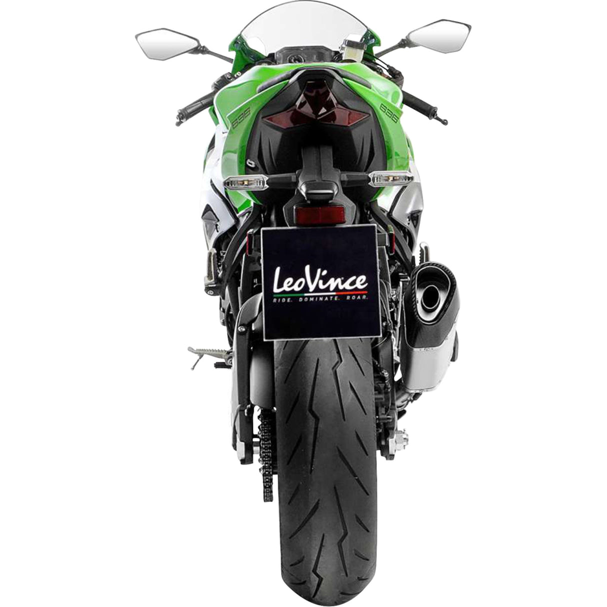 Leovince LV-14 R Muffler - 15625TU Kawasaki Ninja 2019-2025