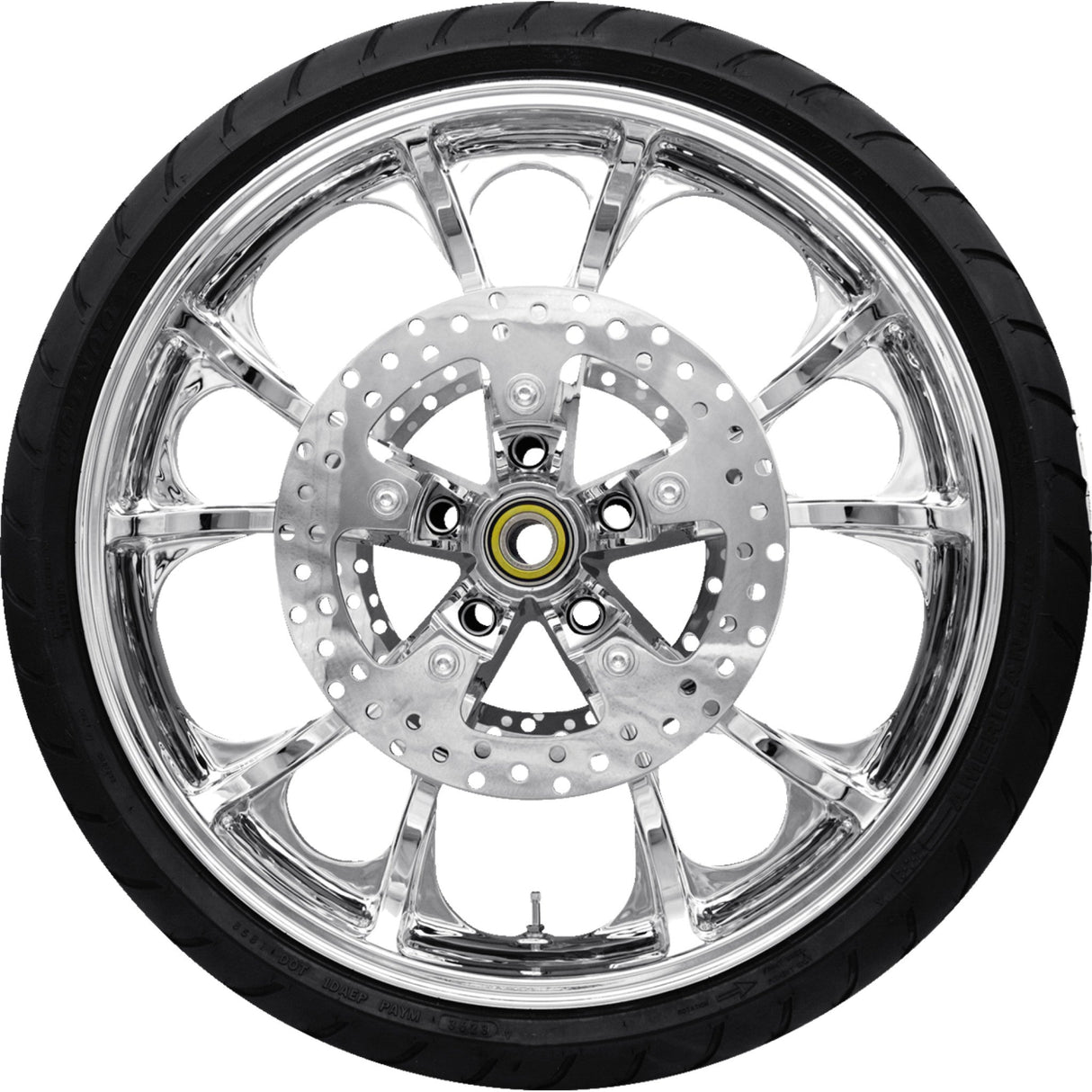 Coastal Moto Wheel - PKG-LAR213CH-24ABST For Harley Touring 2023-2026