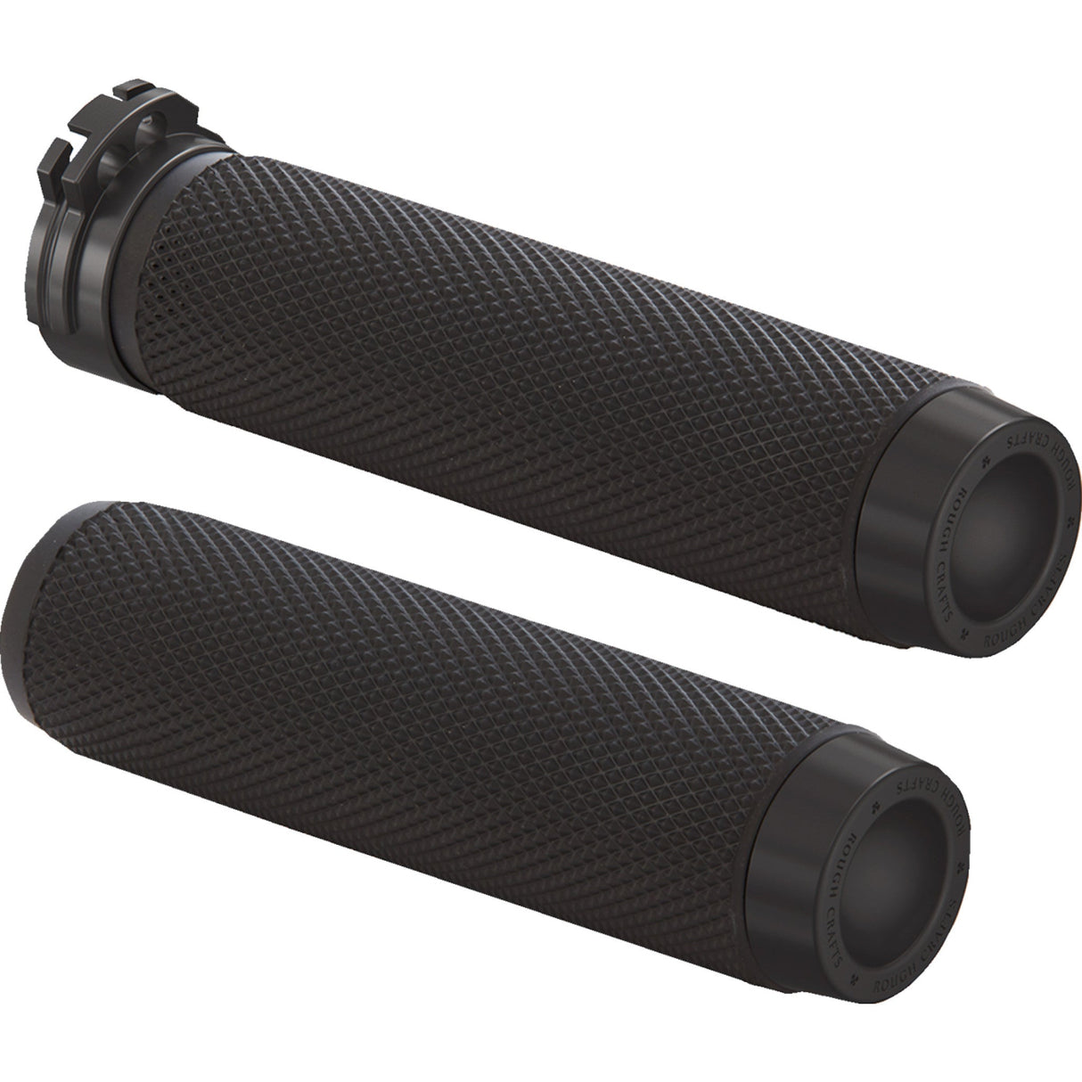 ROUGH CRAFTS 0630-2719 RC-500-000 Grips - Knurled - Cable - Black