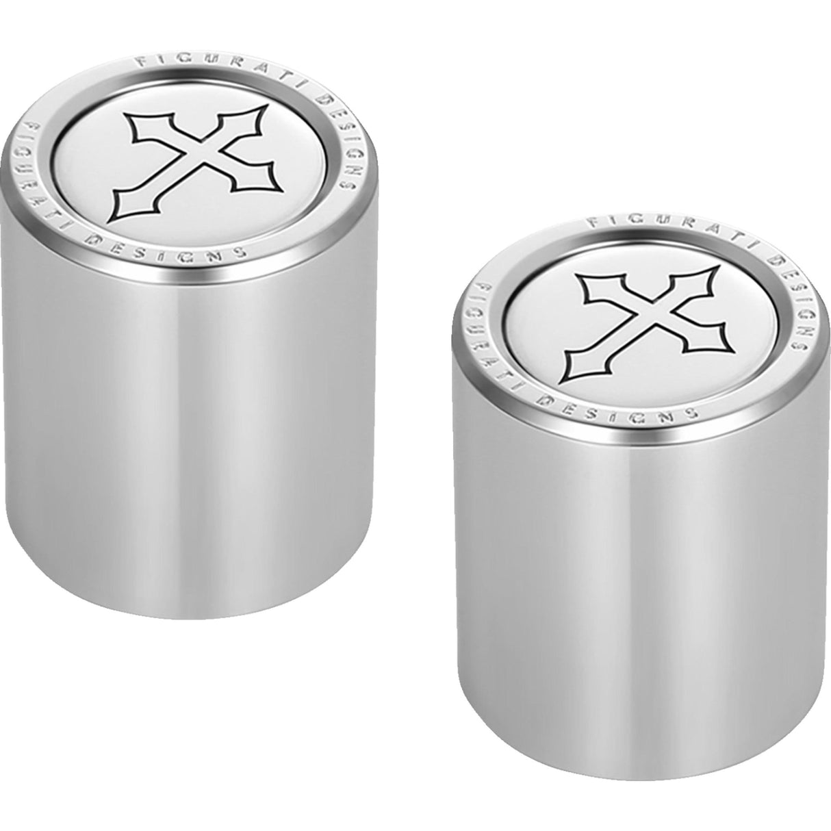 FIGURATI DESIGNS 3550-0359 FD41-DC-2730-SS Docking Covers cross - silver