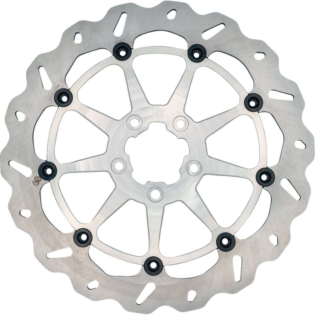 GALFER 1710-4576 DF680CWSX-C Wave® Brake Rotors - Front - Silver