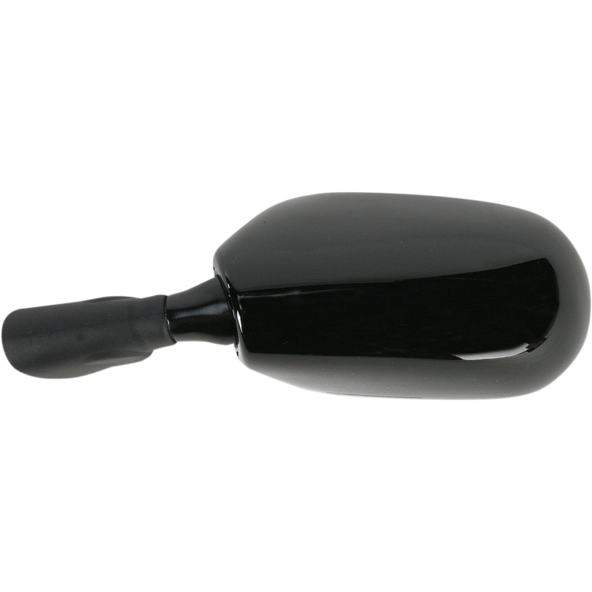 EMGO 0640-0698 20-55202 OEM-Style Replacement Mirror Mirror - Side View - Oval - Black - Left