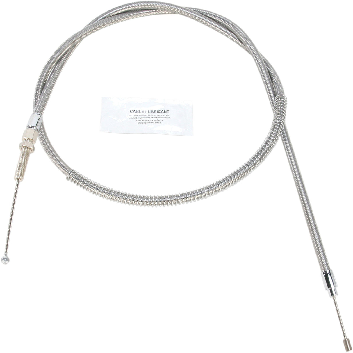 BARNETT 0652-1300 102-30-10014-06 High-Efficiency Stainless Steel Clutch Cable for Harley-Davidson - +6"