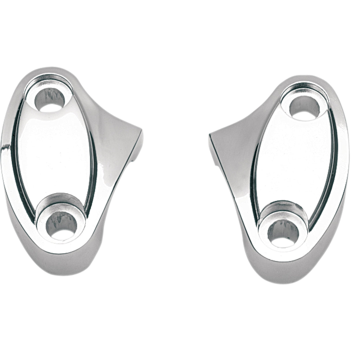 Drag Specialties Handlebar Riser Clamp Two-Piece Chrome