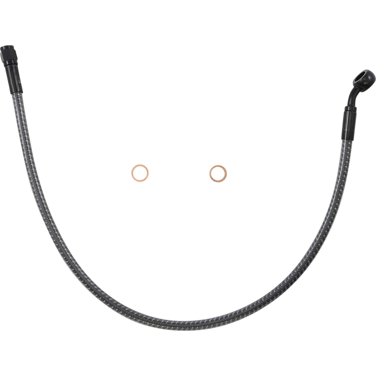 MAGNUM SHIELDING 1741-6298 AS77121 KARBONFIBR Designer Series ABS-Specific Front Upper Brake Kit - Brake Line - Front - 10 mm - 35° - 21" - KARBONFIBR