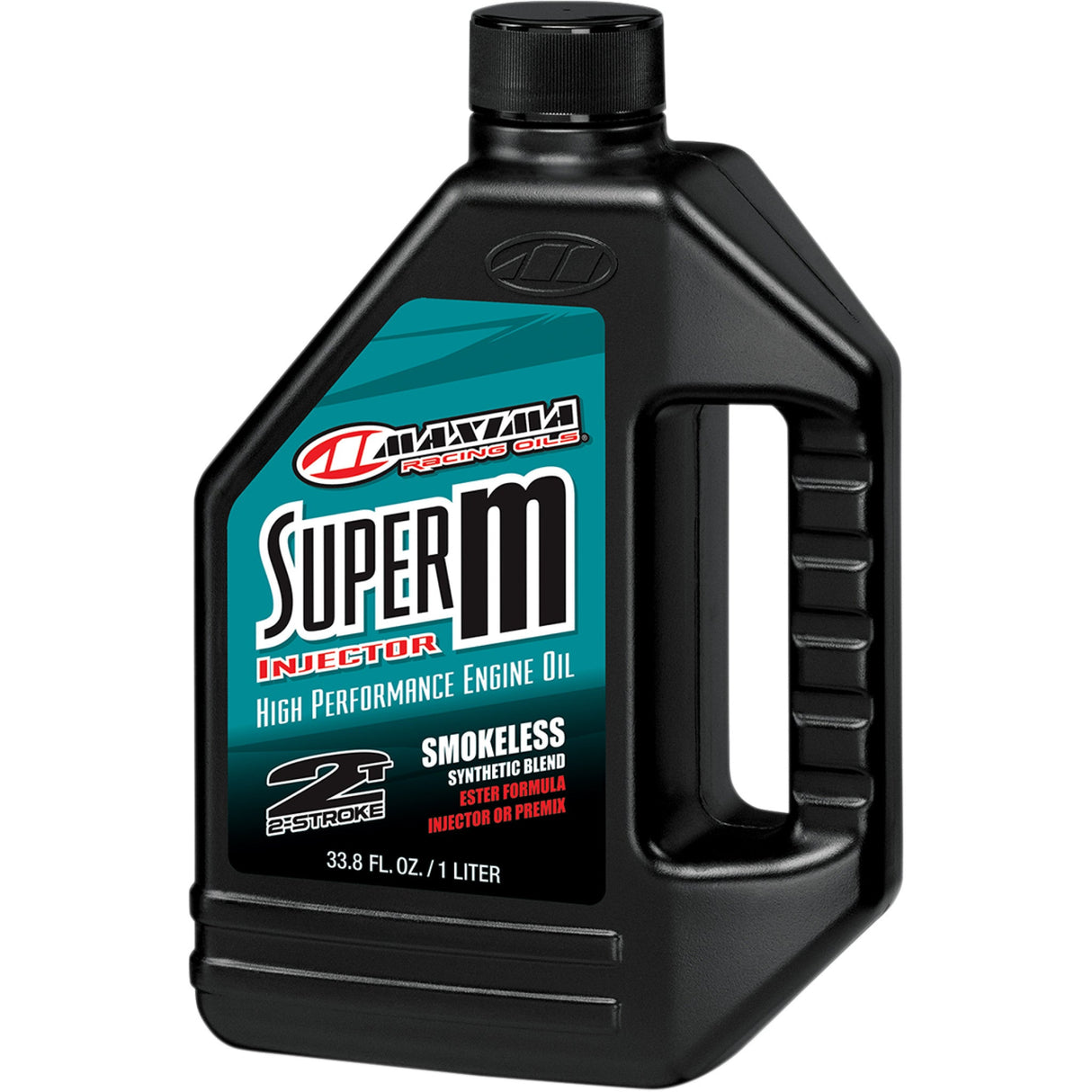 MAXIMA RACING OIL 28901 28901 Super M Injector Synthetic Blend 2T Engine Oil Super M Injector Oil - 1L