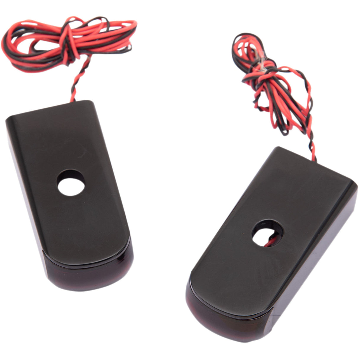 Alloy ART Fender Strut LED Marker Lights LED Red Black - SSL-SB-3B For Harley Softail 2018-2020