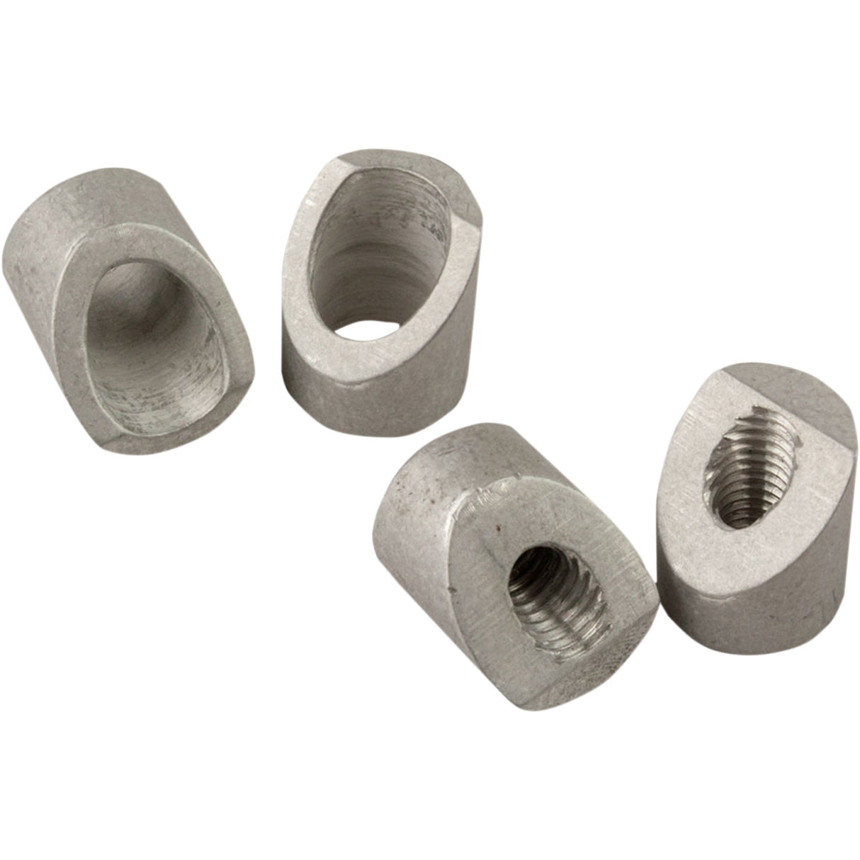 DRIVEN RACING 0641-0193 DBEW-ADP Halo Bar End Mirror Adapters Adapter - Mirror - Handlebar End - Silver - Halo