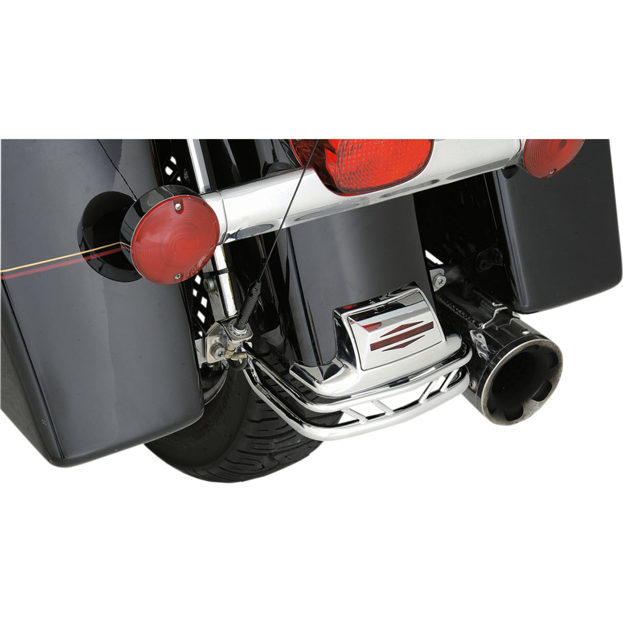 DRAG SPECIALTIES 1412-0012 Fender Rail rear - chrome