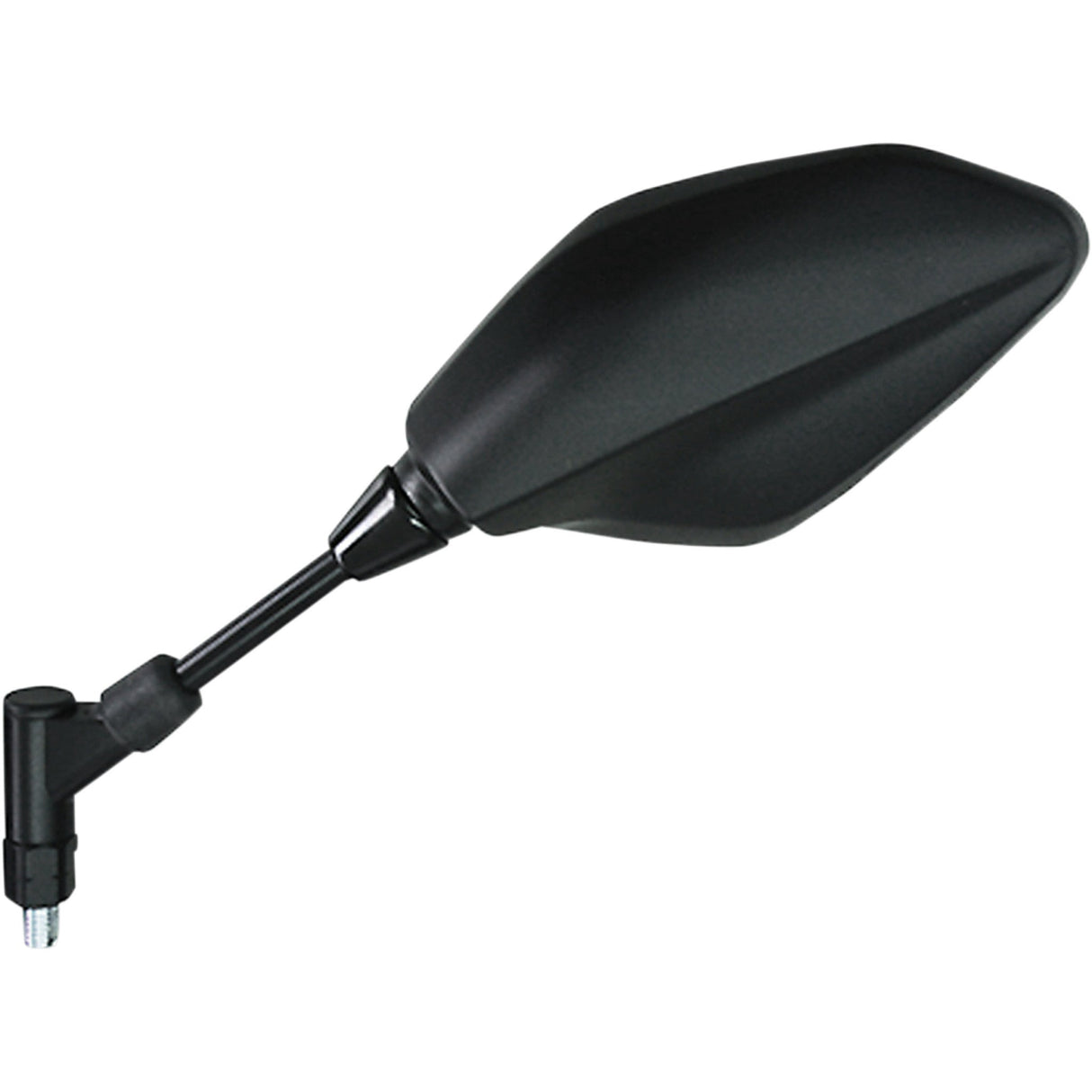 EMGO 0640-1032 20-34932 OEM-Style Replacement Mirror Mirror - Side View - Polygon - Black - Left