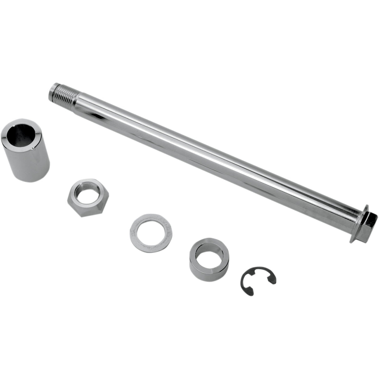 Drag Specialties Rear Axle Kit Rear Chrome For Harley Softail 2008-2017