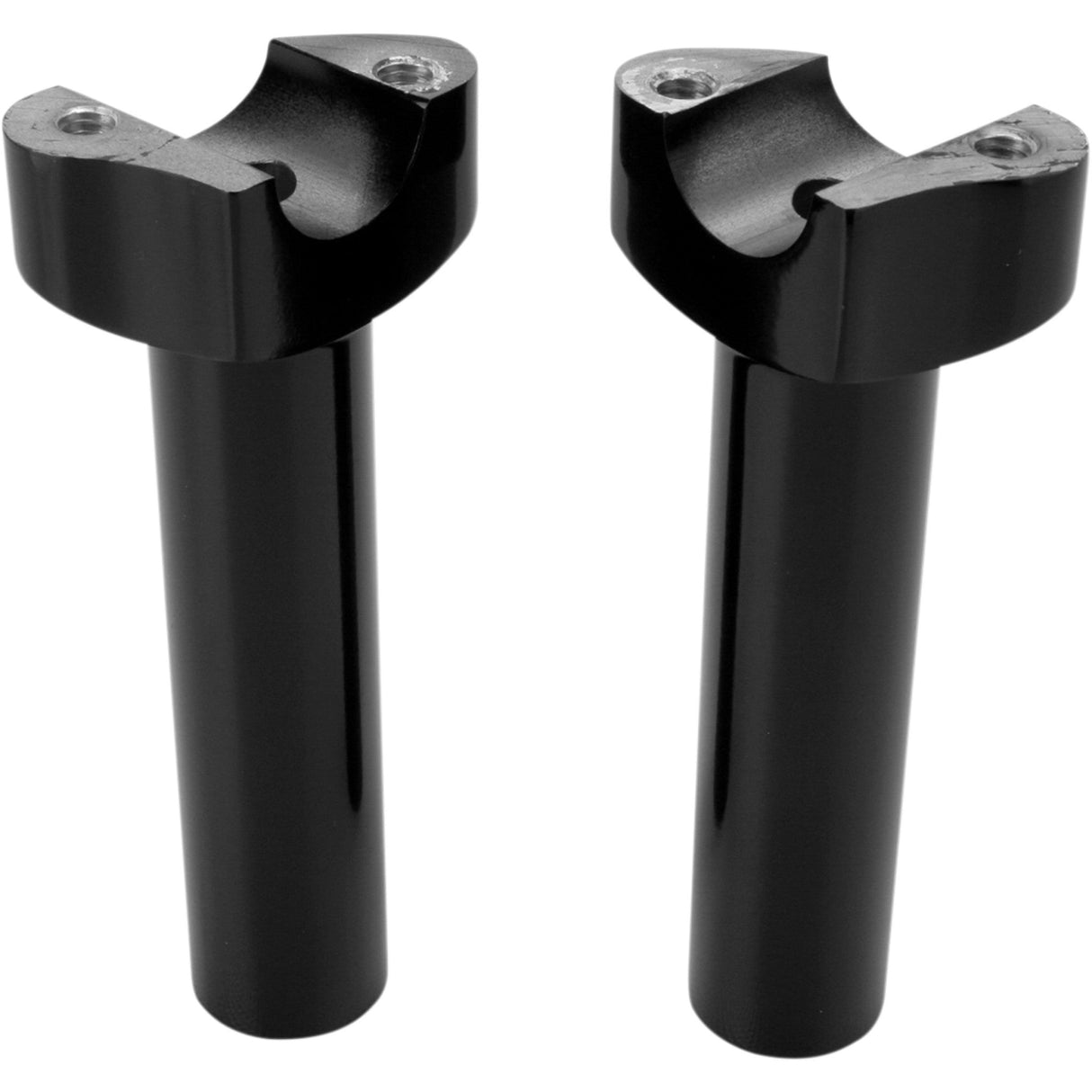 DRAG SPECIALTIES 0602-0405 Forged Aluminum Handlebar Risers straight - 5-1/2" - black