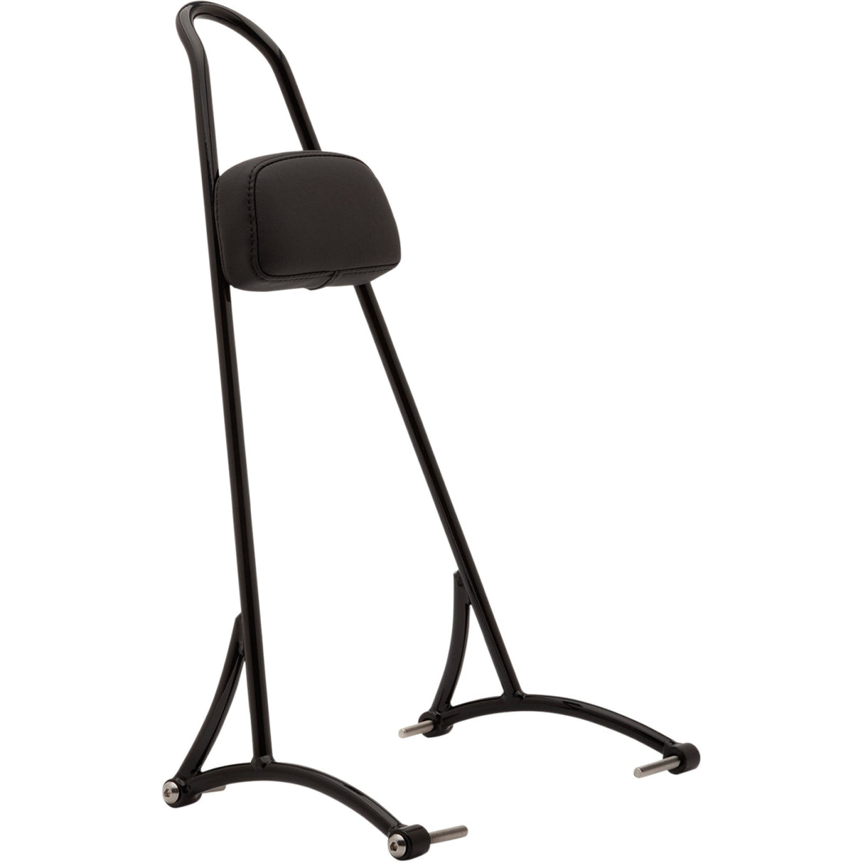Burly Brand 20" Tall Sissy Bar Black - B13-1501B For Harley Sportster 2004-2022