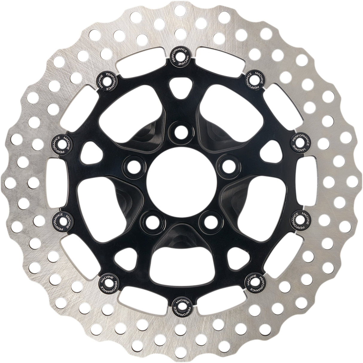Performance Machine Brake Rotor - 0133-1806S-B For Harley Motorcycles 2006-2020