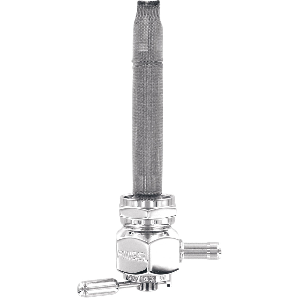 PINGEL DS-390235 6311-CH Power-Flo Fuel Valve Hex Fuel Valve - Chrome - 22 mm