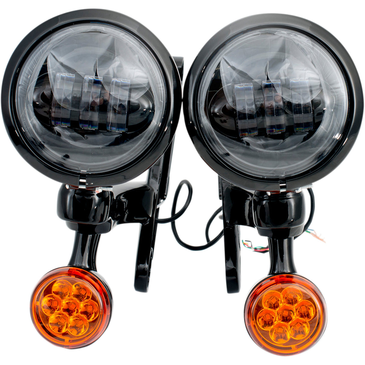 Rivco Products Spotlight And Turn Signal Kit - MV195 For Harley Touring 1994-2020