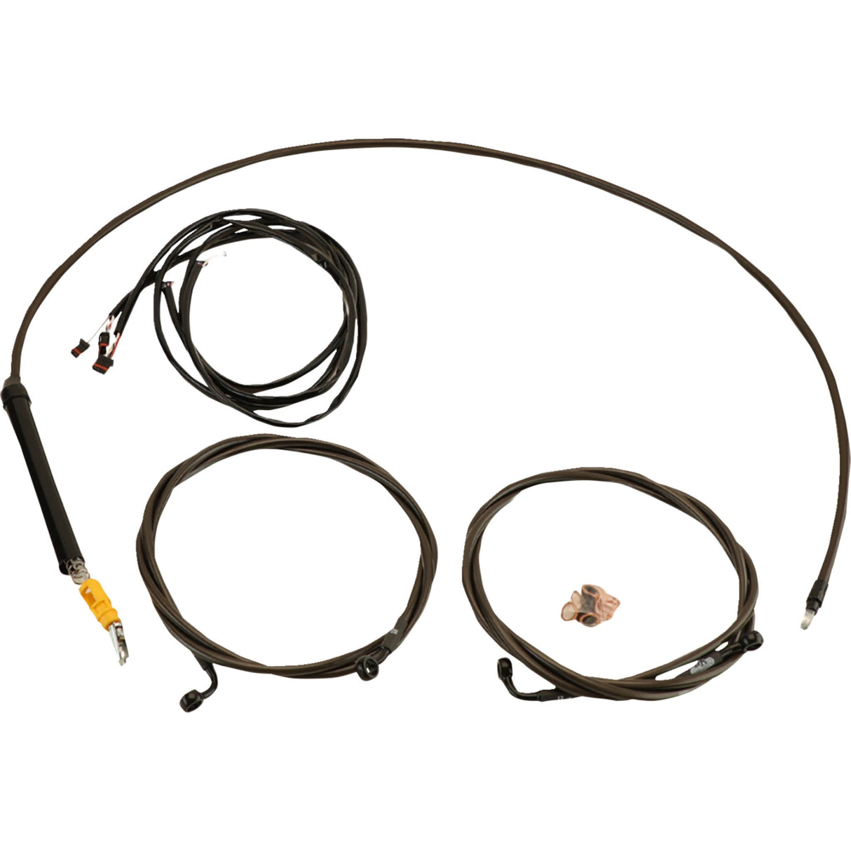 LA Choppers Complete Plug-And-Play Cable Kit 15" 17" Handlebars Midnight - LA-8059KT3-16M For Harley Touring 2023-2026