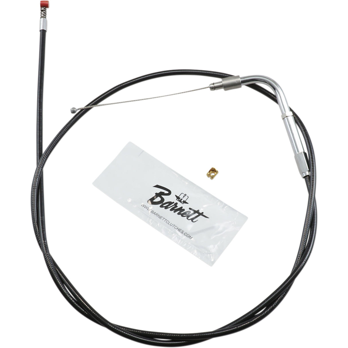 Barnett Black Vinyl Throttle Idle Cable 42" Length - 101-30-40009 For Harley Touring 1996-2001