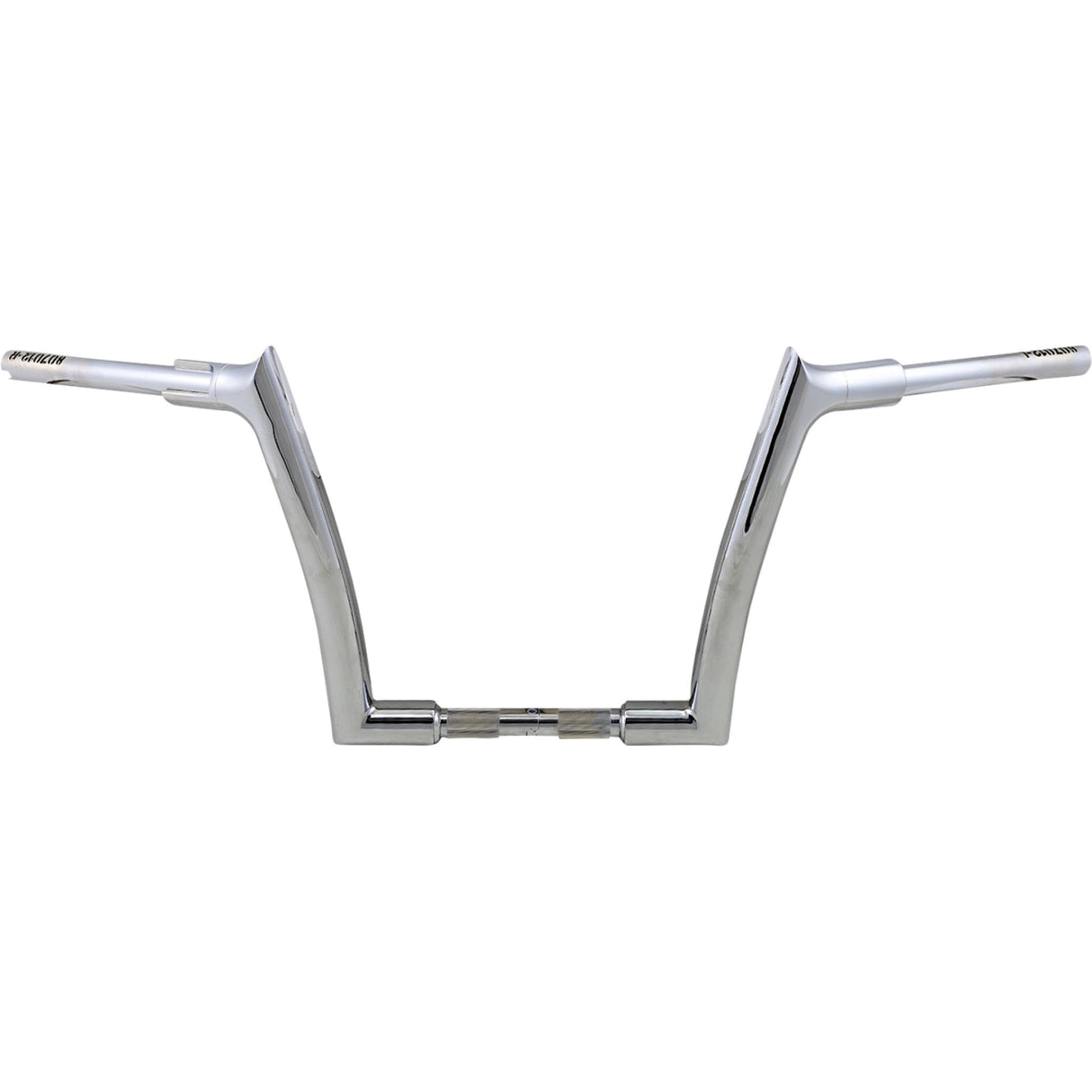 FAT Baggers INC. 1-1/2" EZ Install Pointed Top Handlebar 12" Chrome - 807012 For Harley Touring 2008-2016