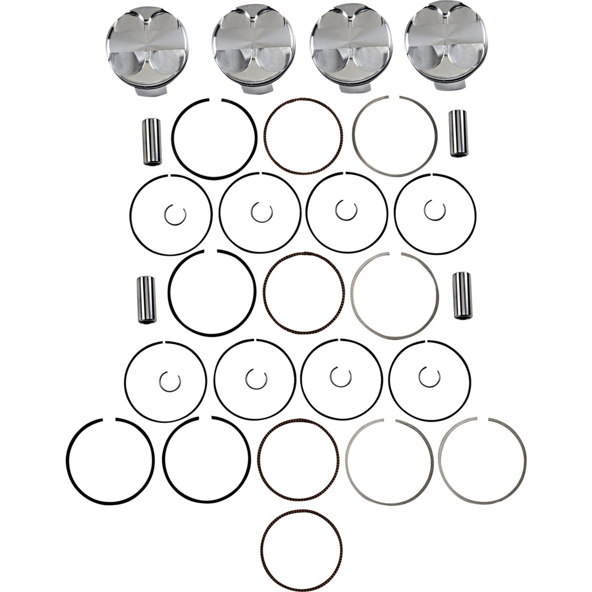 Je Pistons Piston Kit - 284718 Kawasaki Ninja 2008-2015