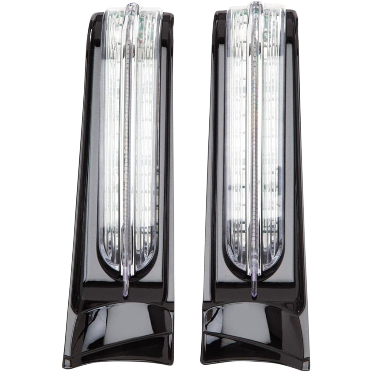 CIRO 2040-2669 40047 Filler Panel Lights - Clear Lens - Red LEDs - Black