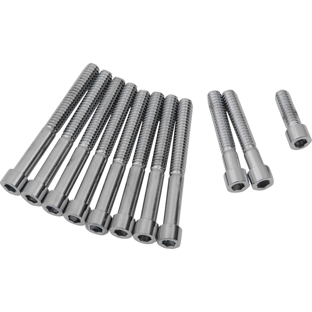 Drag Specialties Primary Cover Only Bolt Kit Socket-Head Smooth For Harley Sportster 1977-1985