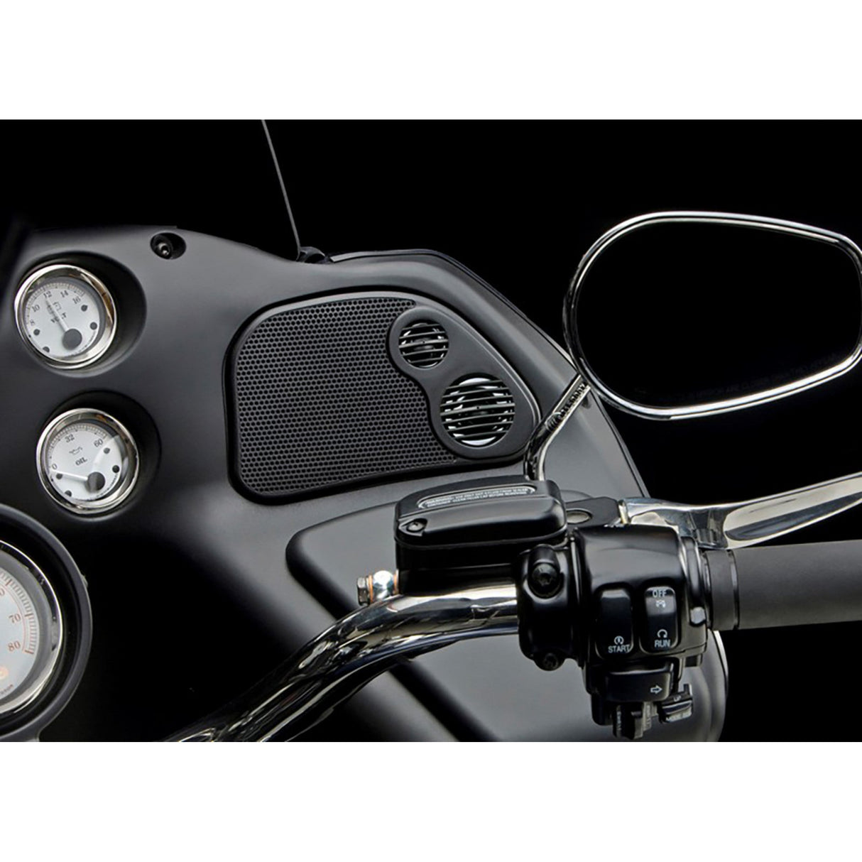 J & M Fairing Speaker Grill Fairing - RKGR-HRG06 For Harley Road Glide 1998-2013