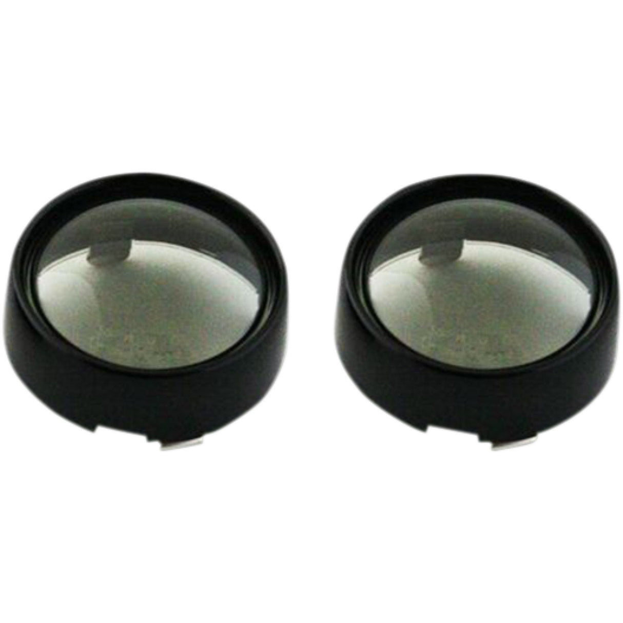 Custom Dynamics Bezel Lenses For ProBEAM® Bullet Turn Signals Black Smoke - PB-B-BEZ-BS For Harley Motorcycles 2001-2026